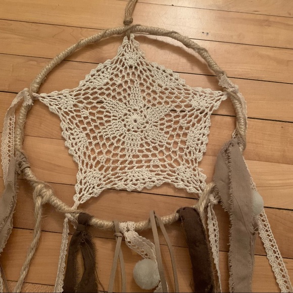 Handmade Crochet Boho Dream Catcher - Picture 2 of 5